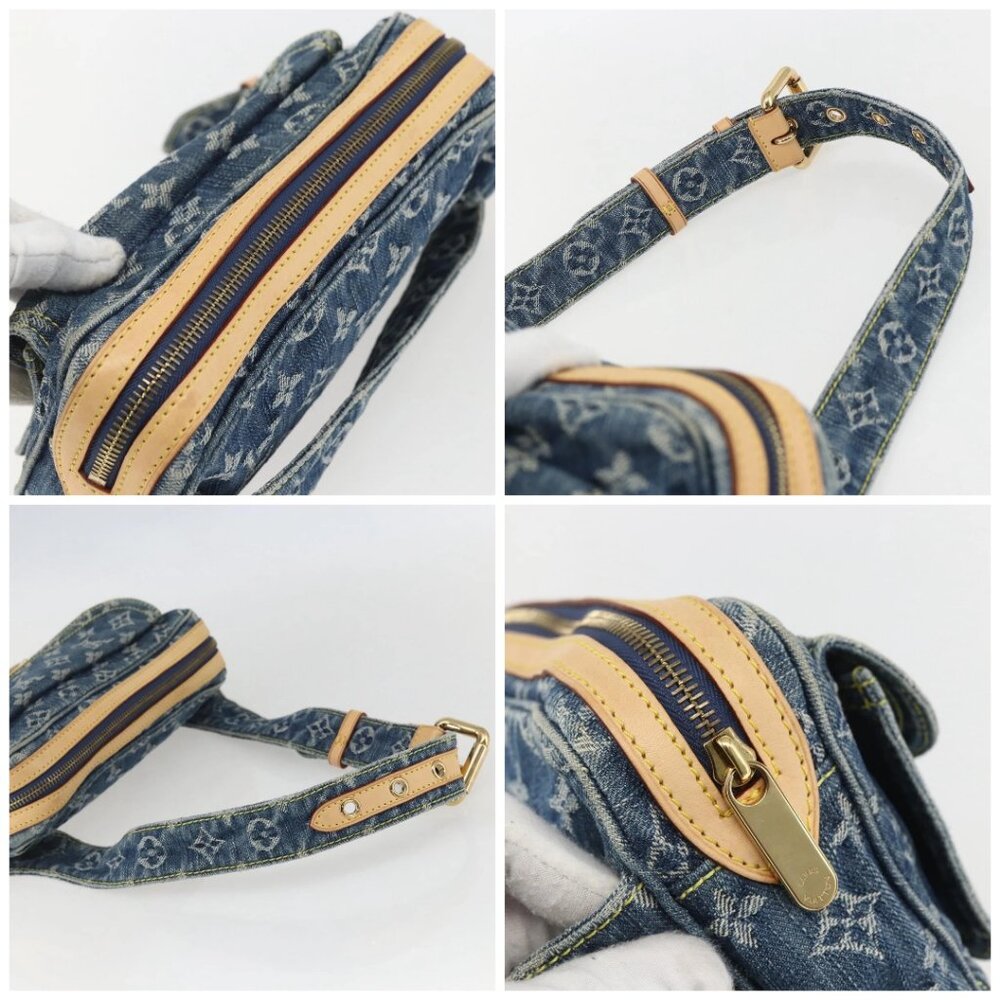 LOUIS VUITTON Monogram Denim Bum Bag Body Bag Blue M95347 LV Auth 158895SV - Picture 16 of 16